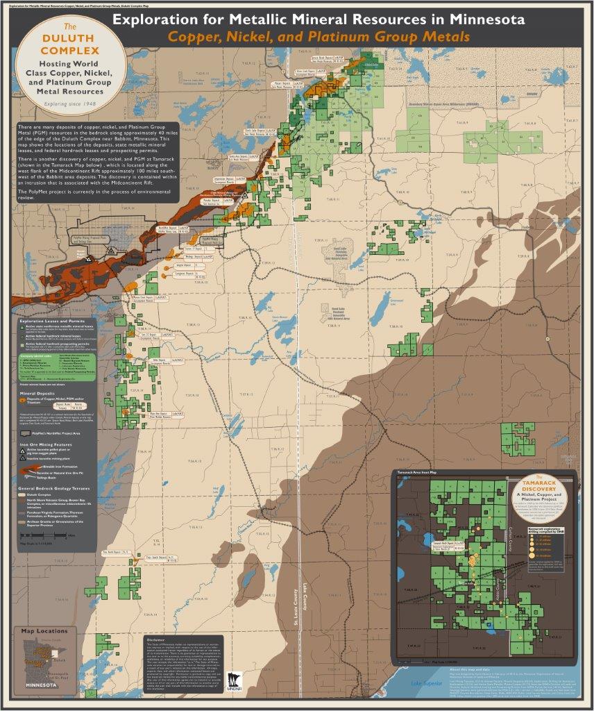 MDNR Mineral Map